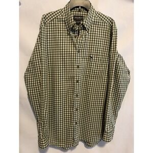 Eddie Bauer Men's Long Sleeve Shirt Size L Tall 100% Cotton EUC
